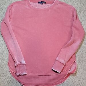 Ocean Drive Dusty Rose Crew Neck Sweater